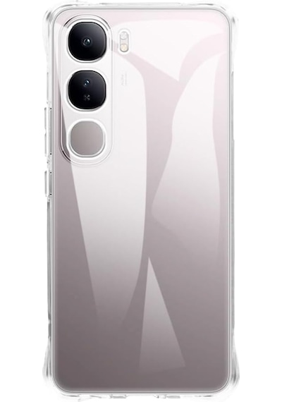 Vivo V40 Lite Kılıf Kamera Korumalı Silikon Şeffaf Kapak Şeffaf