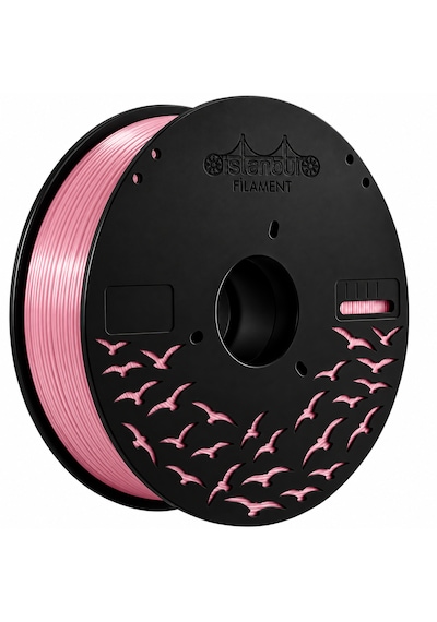 3d Baskı Pla Silk+ Rose Parlak Filament 1 Kg Ø 1,75mm 0,05 Mm 1.75mm