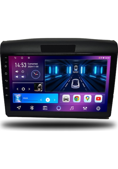 Caros Honda Crv 2013-2018 9 İnç Uyumlu Android Multimedya 4gb Ram 64gb Hafıza 9"