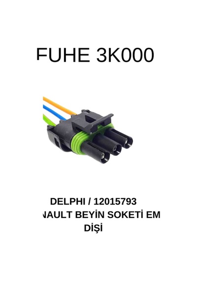 Delphı / 12015793 Renault Beyin Soketi Em