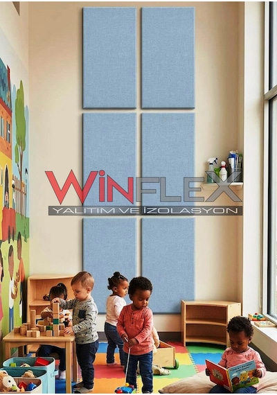 Winflex 60x120 Cm Akustik Kumaş Panel Turkuaz