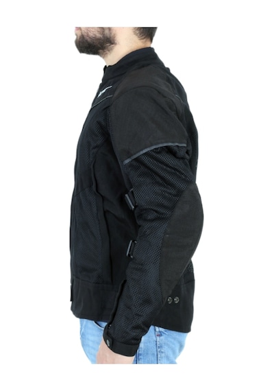 Venom Motosiklet Montu Rock Cordura Erkek Siyah Fileli Motorcu Mont