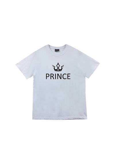 Stoned&Fame Unisex Beyaz Prince Prens Baskılı T-shirt Beyaz