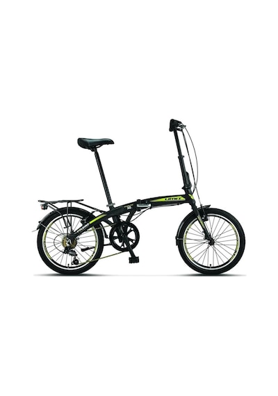 Ümit 2036 Foldıng Katlanır Bisiklet V 20 Jant 6 Vites Black Lıme Çok Renkli