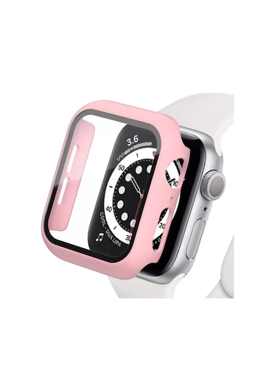 Newface Apple Watch 38mm Camlı Kasa Ekran Koruyucu - Rose Gold Diğer