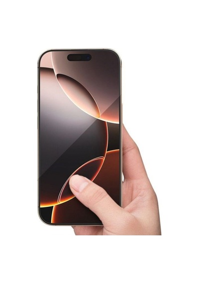 İphone 15 Pro Max Uyumlu Uygulama Aparatlı Ekranı Tam Kaplayan Hd Netlikte Cam Ekran Koruyucu