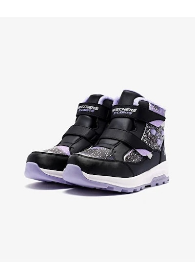 Skechers Storm Blazer 303439l Bklv Kız Çocuk Siyah Işıklı Bot Karışık