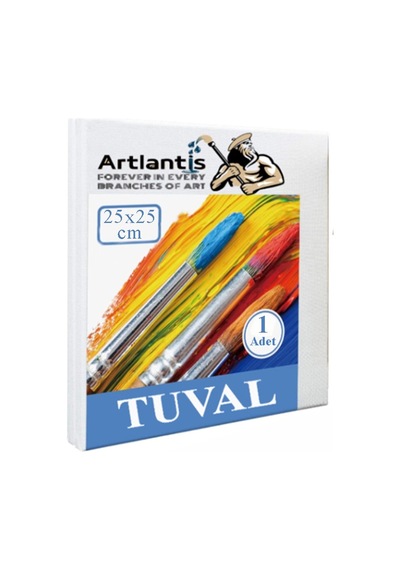 Tuval 25x25 Cm Astarlı Kare Tuval 1 Adet Resim Küçük Tuvali 25 25 Cm Tual Akrilik Boya Yağlı Boya İçin İdeal