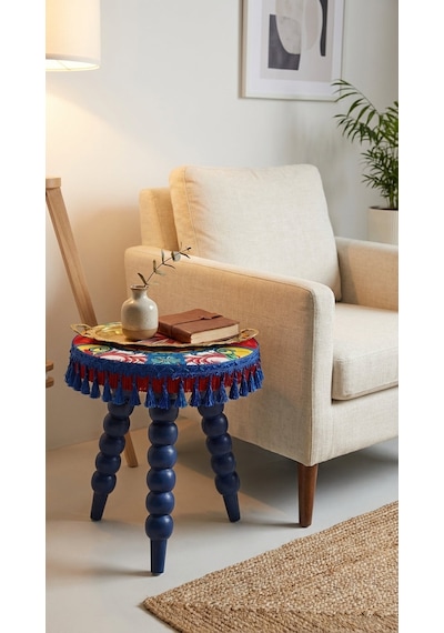 Solea Clover Azure Büyük Sehpa Sarı