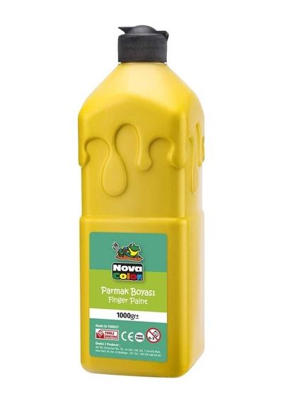 Nova Color Parmak Boyası Sarı 1 Kg Nc-315 Beyaz