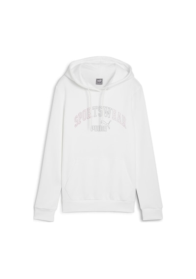 Puma Ess+ Logo Lab Fl Sweatshirt Beyaz 68298702 Kadın 001