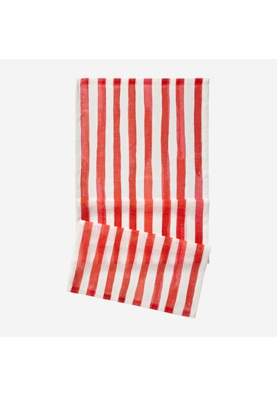 Kırmızı Polyester Runner 50x150 Cm