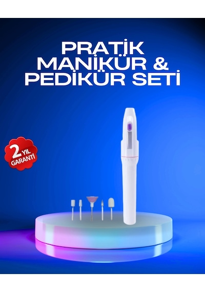 Taşınabilir Profesyonel Elektrikli Tırnak Matkap Seti - Sessiz, Güçlü Ve Dayanıklı
