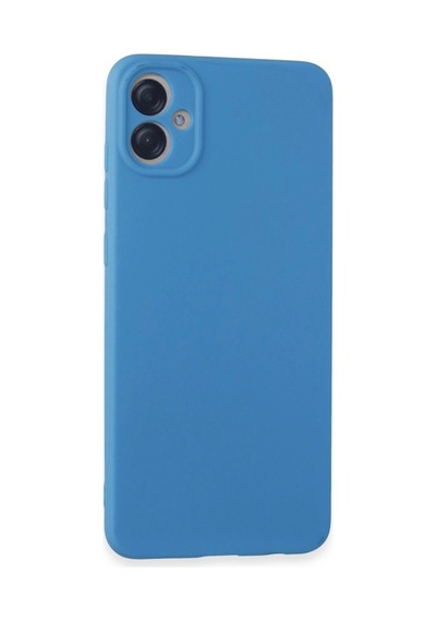 Samsung Galaxy Uyumlu A05 Kılıf First Silikon - Mavi İtdark759