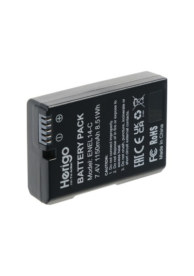 Herigo En-el14-c 1150mah Type-c Şarjlı Batarya En-el14 Uyumlu