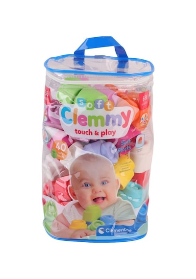 17878 Soft Clemmy - Yumuşak Blok Çantası - 40 Parça 6-36 Ay