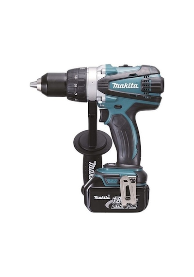 Makita DHP458RMJ 18V 4 Ah Li-ion Çift Akülü Darbeli Matkap Vidalama