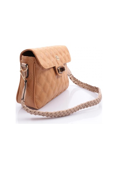 Dgn Arm194 Kadin Sapi Örgülü Çanta ARM194-2491-R0385 Camel