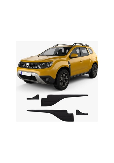 Dacia Duster 2018-2024 Uyumlu Yarasa Model Kapı Dodiği Abs Mat Siyah