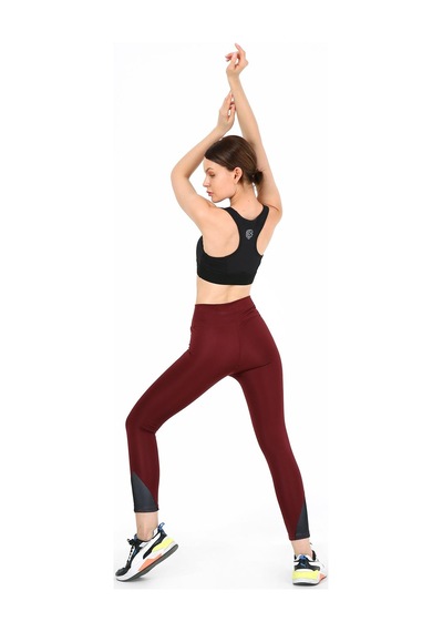 Sportonex So21s001 Essential 7/8 Tights Kadın Tayt Bordo