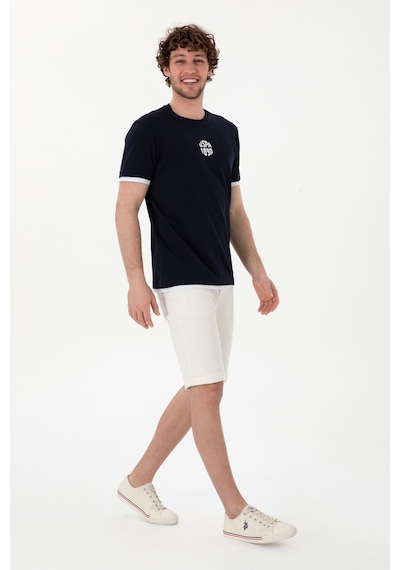 U.S. Polo Assn. Erkek Regular Fit Bisiklet Yaka Lacivert Tişört 50306900-VR033