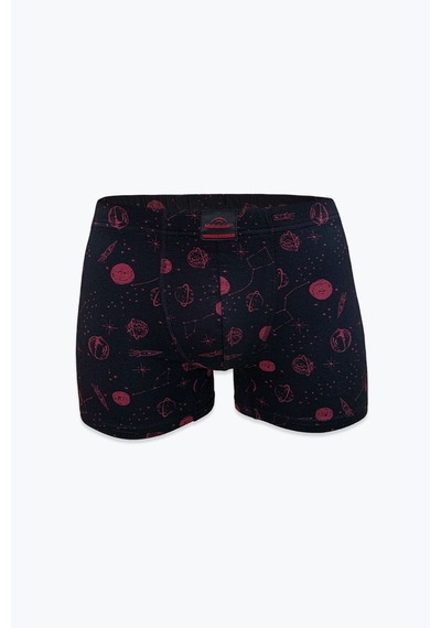Malabadi Erkek Desenli Modal Boxer 3 Adet 3m251 Set-1
