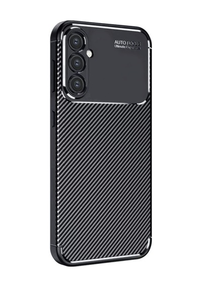 Samsung Galaxy S25 Plus Uyumlu Kılıf Auto Focus Karbon Kapak - Siyah