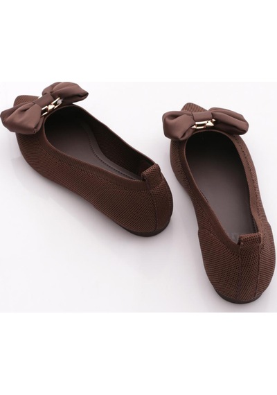 Dgn Pm386-k4206 Kadin Babet Kahve Triko