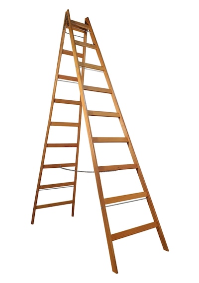 İtimat A Tipi Ahşap Merdiven 9+9 Basamaklı