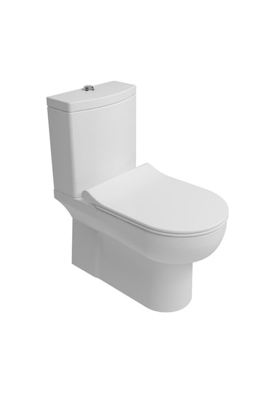 Kale Idea 2.0 Kanalsız Duvara Sıfır Klozet + Ultra Slim Yavaş Kapanan Kapak + Rezervuar + 3/6 İç Takım Beyaz