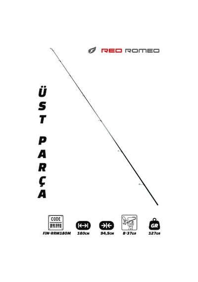 Fujin Red Romeo 180cm 8-37gr Üst Parça Std