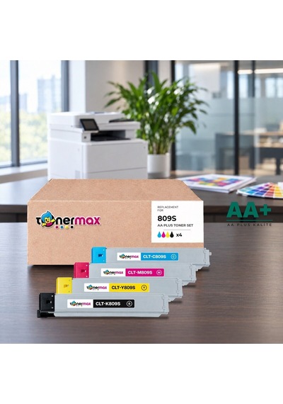 Samsung Clt-809s Cmyk Uyumlu Toner Seti Aa Plus / Clx-9201 / Clx-9251 / Clx-9301 / Clt-k809s / Clt-c809s / Clt-m809s / Clt-y809s