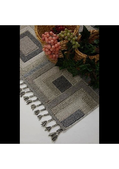 Hoom Rugs Bukle 1404 Gri İskandinav Halı