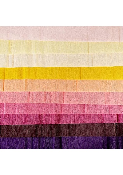 İngiliz Bahçesi İplik Yoğunluğu 10 Ağır Krep Kağıdı, Kağıt, Çeşitli, 25 Cm X 100 Cm