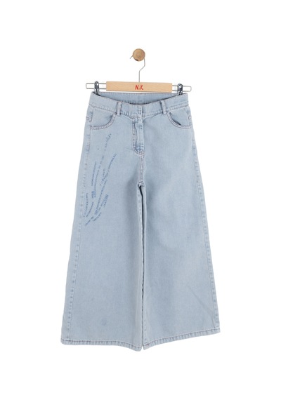 Xo Kids Kız Çocuk Jean Pantolon 8-14 Yaş 51706 Mavi