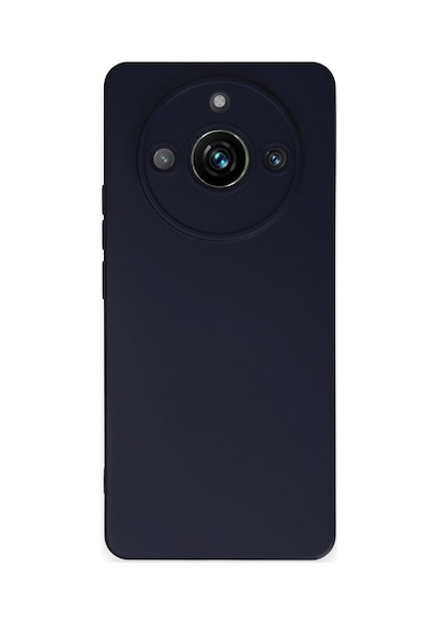 Realme 11 Pro Kılıf Nano İçi Kadife Silikon - Lacivert Bz8683140742812