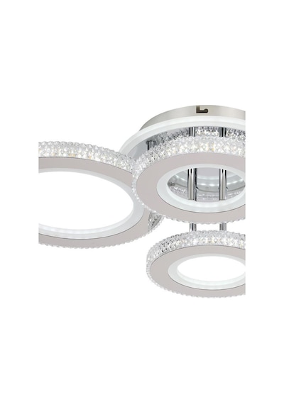 Eray Aydınlatma 2023-4 Krom Dimmer Kumandalı Led Avize Krom