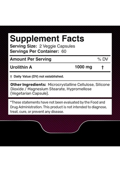 Urolithin A 1,000 Mg 120 Kapsül