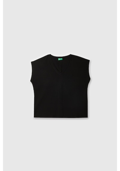 Benetton Kadın Tshirt Siyah