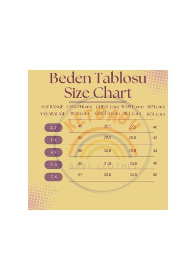 Ketbaby Çiçek Desenli Fisto Elbise 2-8 Yaş Görsel Görsel