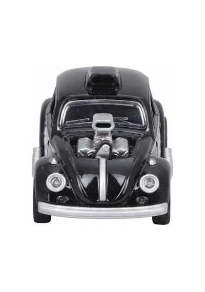 Volkswagen Beetle Midnight Crusher Gt Araba 12 Cm - Işıklı Ve Kapıları Açılan Alev Desenli Araba