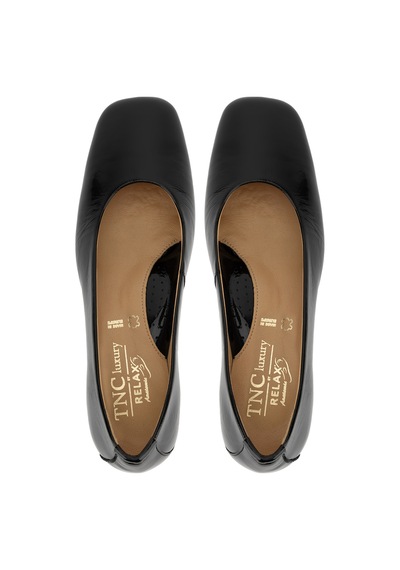 Relax Anatomic Tnc Luxury Kadın Hakiki Deri Siyah Comfort Ayakkabı 611 Et9601-03 Bn Ayk Sk26-27 Black Patent
