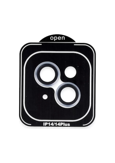 Apple iPhone Uyumlu 14 Pvd Metal Kamera Lens - Mavi