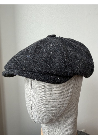 Aida Jewelss Modern Kasket Baretta Kışlık Şapka Peaky Blinders Şapka Açık Gri