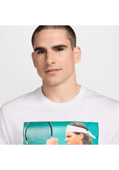 Nike Nikecourt Rafa Erkek Beyaz Tenis Tişörtü Hj3848-100