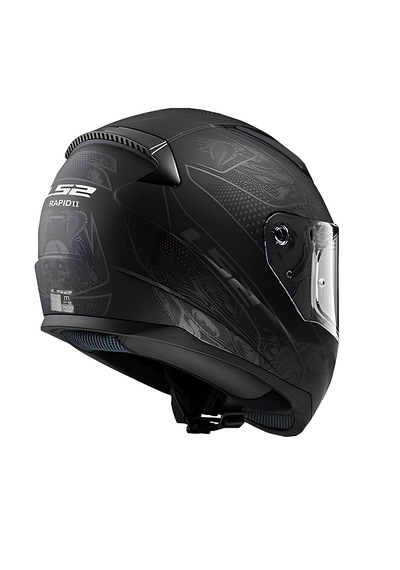 Ls2 Rapıd 2 Crypt Full Face Motosiklet Kaskı Mat Siyah - Sarı