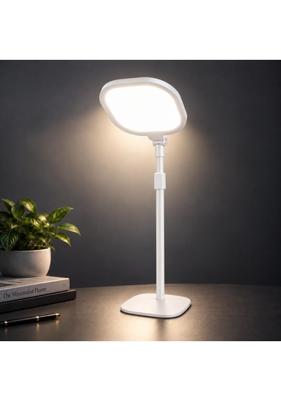 Tr Telefon Tutuculu 84 Led 10w Video Konferans Işığı Usb F-616 Beyaz