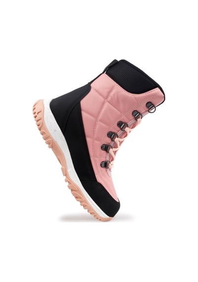 Kids Club Shoes Felix Ortopedik Kaymaz Taban Unisex Kar Botu Çocuk Bot Pudra
