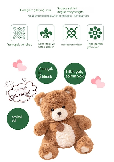 Oyuncak Ayı Peluş Oyuncak-kahverengi