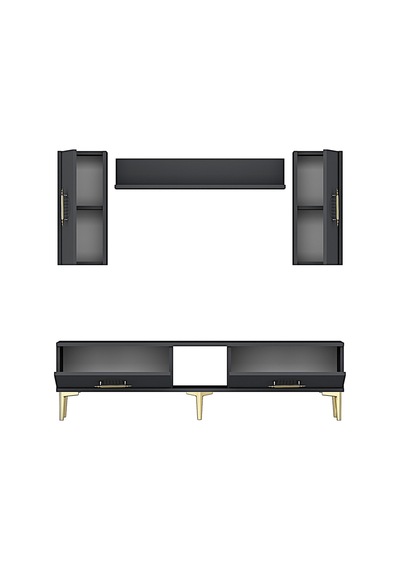 Tvr1515a - İda Tvr150 Tv Ünitesi Takım Antrasit 150cm